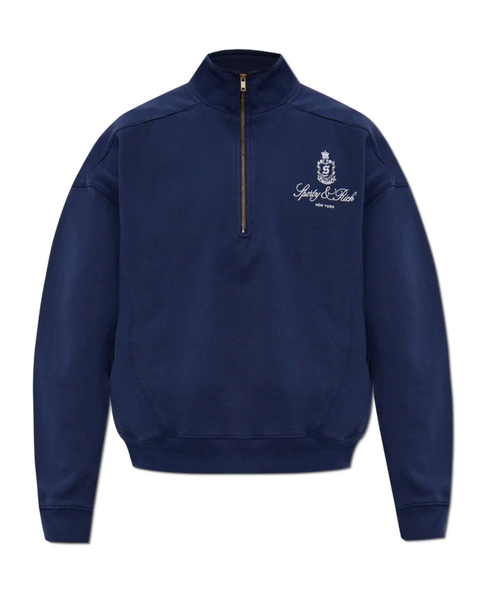 Толстовка из коллекции в стиле преппи Sporty & Rich, синий
Толстовка из коллекции в стиле преппи Sporty & Rich, синий