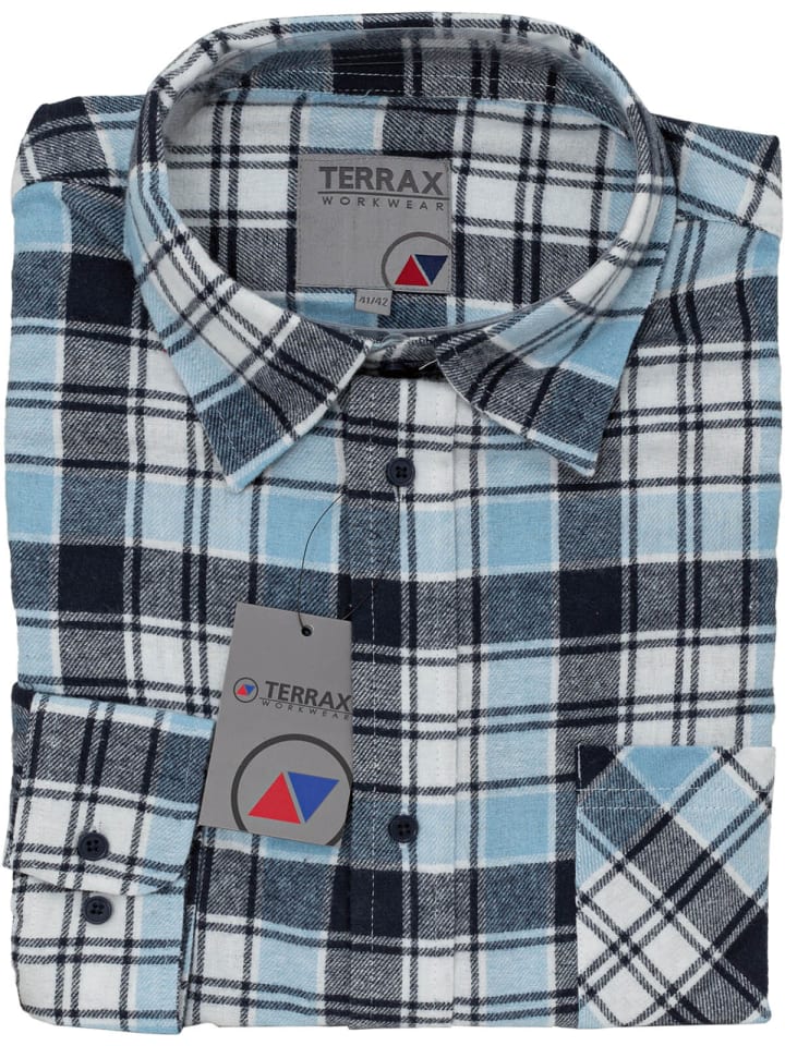 Рубашка фланелевая TERRAX Clothing 81032-7001, 105 см, светло-голубая/белая TERRAX
Рубашка фланелевая TERRAX Clothing 81032-7001, 105 см, светло-голубая/белая TERRAX