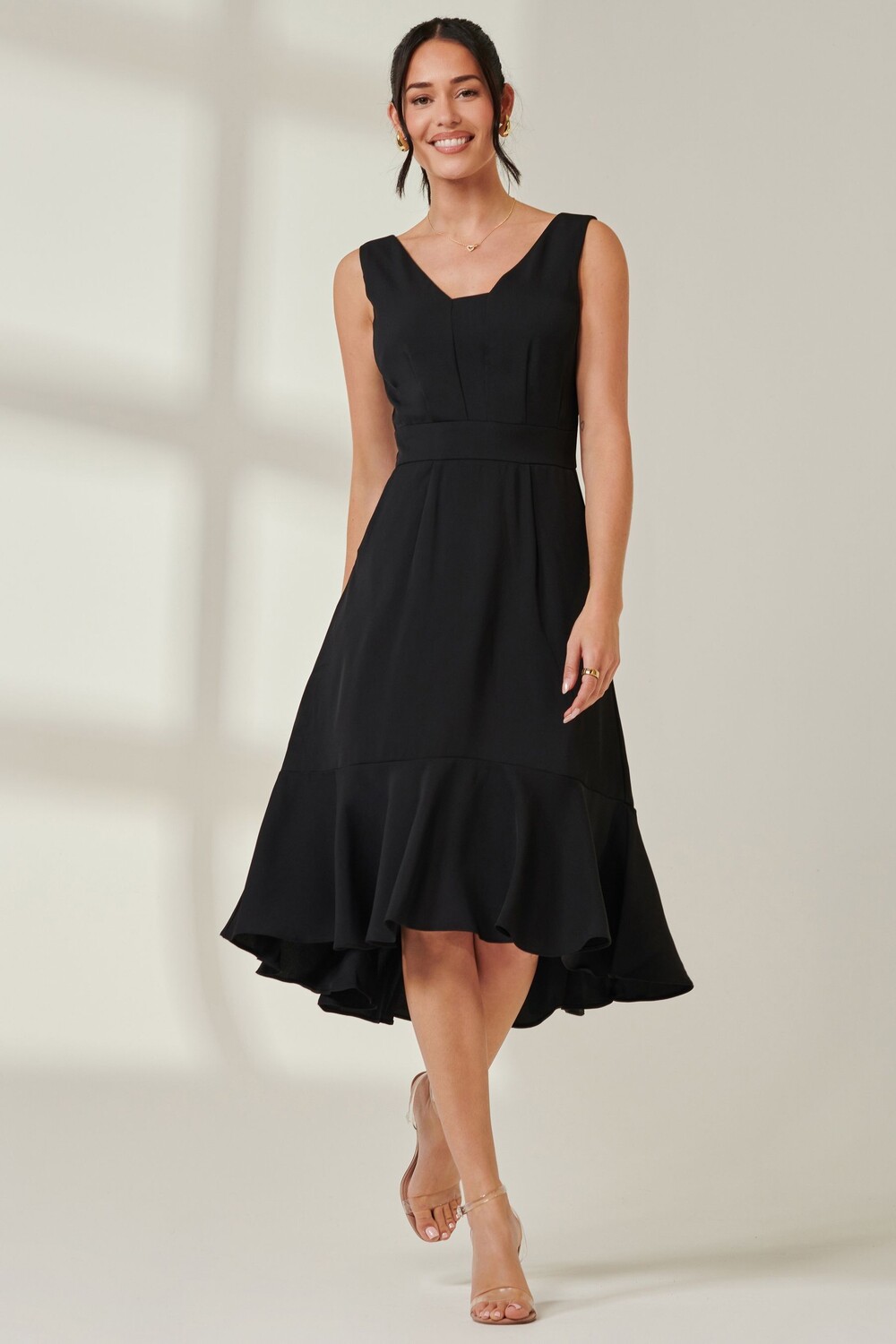 Платье футляр без рукавов Aerin Jolie Moi, черный
Платье футляр без рукавов Aerin Jolie Moi, черный