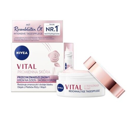 Дневной крем против морщин Vital Radiant Skin 50 мл Nivea Assorted
Дневной крем против морщин Vital Radiant Skin 50 мл Nivea Assorted