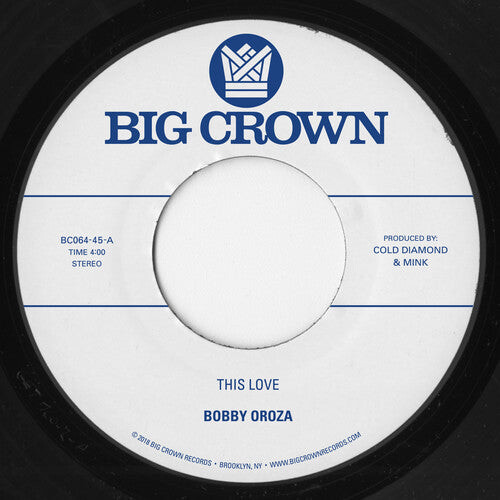 Сингл 7" Oroza, Bobby: This Love / Should I Take You Home
Сингл 7" Oroza, Bobby: This Love / Should I Take You Home