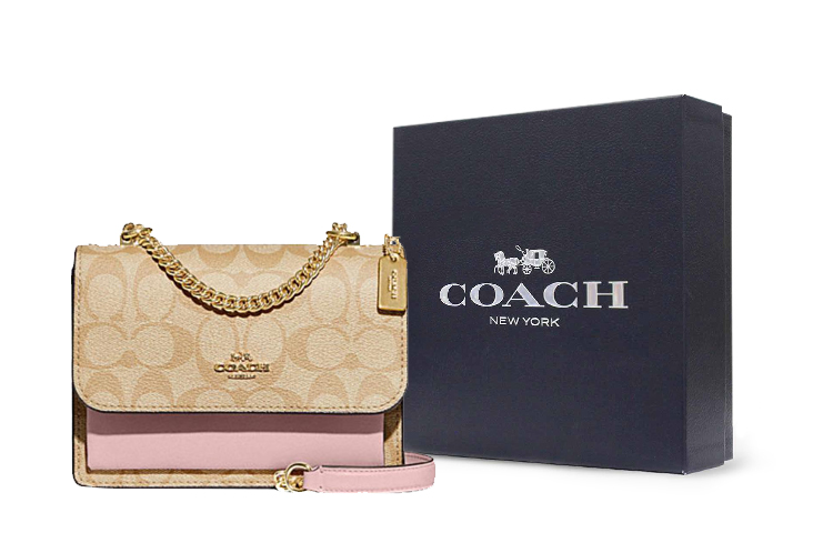 COACH Кожаная наплечная сумка klare, маленькая женская сумка через плечо khaki & pink
COACH Кожаная наплечная сумка klare, маленькая женская сумка через плечо khaki & pink