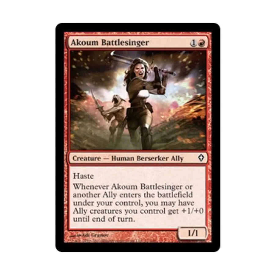 CCG Акум Боевой певец (К), MTG - Worldwake
CCG Акум Боевой певец (К), MTG - Worldwake