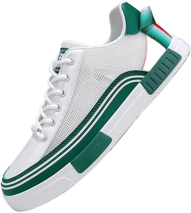 Мужские модные кроссовки повседневные спортивные обувь - дышащие, удобные, на шнуровке с текстильным верхом, для всех сезонов Hhhchpm, белый/зеленый
Мужские модные кроссовки повседневные спортивные обувь - дышащие, удобные, на шнуровке с текстильным верхом, для всех сезонов Hhhchpm, белый/зеленый