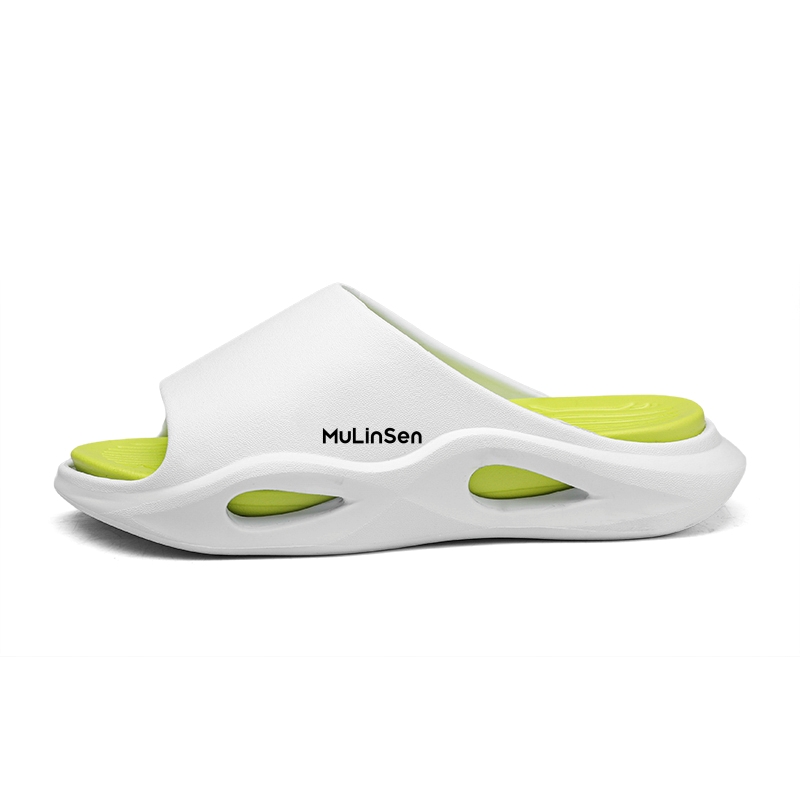 Тапочки-слайды мужские с противоскользящей подошвой Mulinsen, White Green
Тапочки-слайды мужские с противоскользящей подошвой Mulinsen, White Green