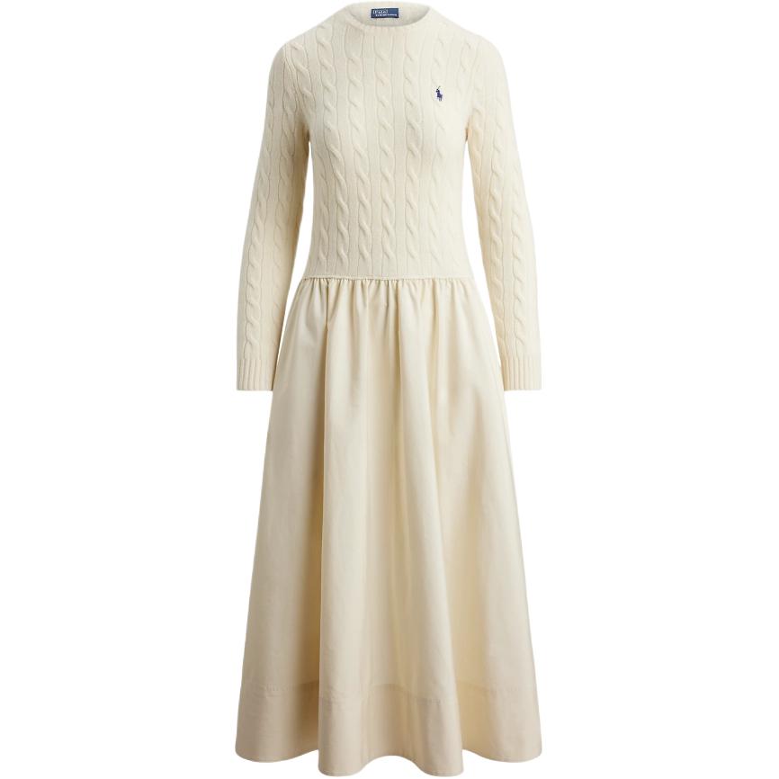 Женское платье с длинными рукавами Polo Ralph Lauren, кремовый
Женское платье с длинными рукавами Polo Ralph Lauren, кремовый