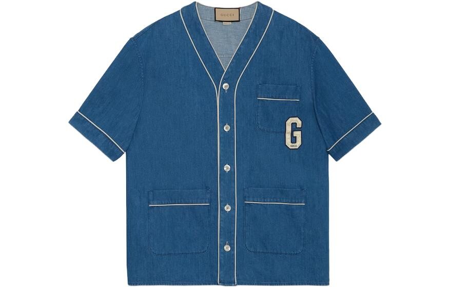 Мужская рубашка Gucci, синий
Мужская рубашка Gucci, синий