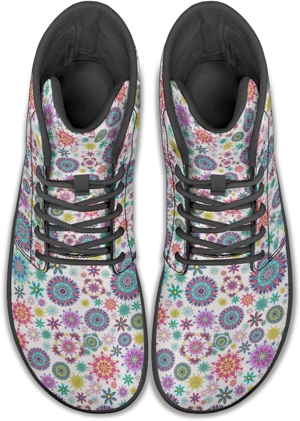 Высокие кроссовки с мандалой для походов и прогулок, резиновая подошва, минималистичные кроссовки для бега для мужчин, обувь с нулевым перепадом Watdotory, Colourful Hippie Mandala Print
Высокие кроссовки с мандалой для походов и прогулок, резиновая подошва, минималистичные кроссовки для бега для мужчин, обувь с нулевым перепадом Watdotory, Colourful Hippie Mandala Print