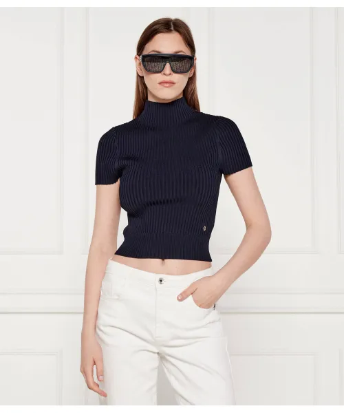 Свитер Джайлы Cropped fit Guess Jeans, синий 
Свитер Джайлы Cropped fit Guess Jeans, синий