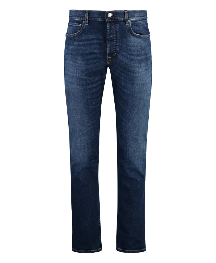 Джинсы узкого кроя с металлическими деталями Department Five, синий
Джинсы узкого кроя с металлическими деталями Department Five, синий