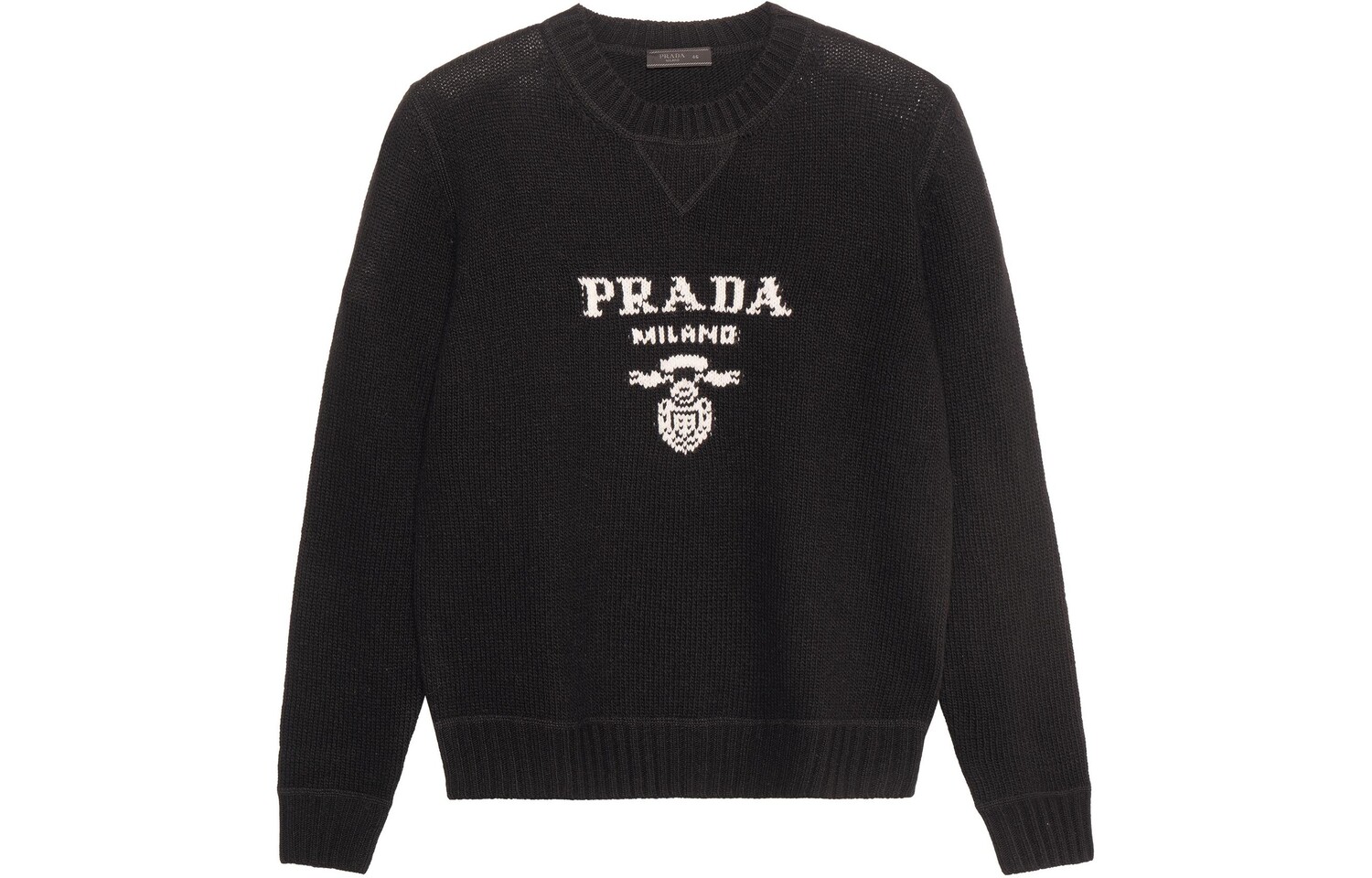 Свитер мужской Prada Logo Intarsia, черный
Свитер мужской Prada Logo Intarsia, черный