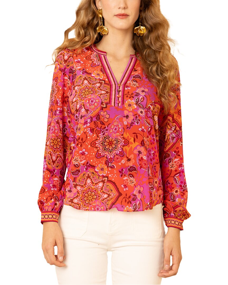 Hale Bob Skye Шелковая блузка, красный
Hale Bob Skye Шелковая блузка, красный