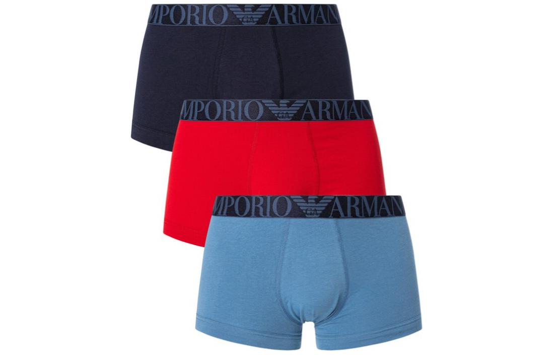 Мужские трусы 3 штуки SS24 EMPORIO ARMANI, синий
Мужские трусы 3 штуки SS24 EMPORIO ARMANI, синий