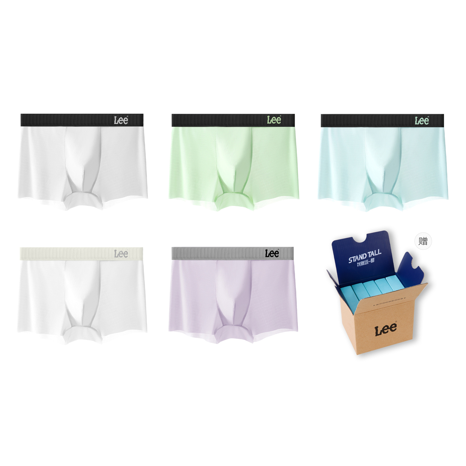 Lee Подарочный набор мужского белья 5 пар
Lee Подарочный набор мужского белья 5 пар
