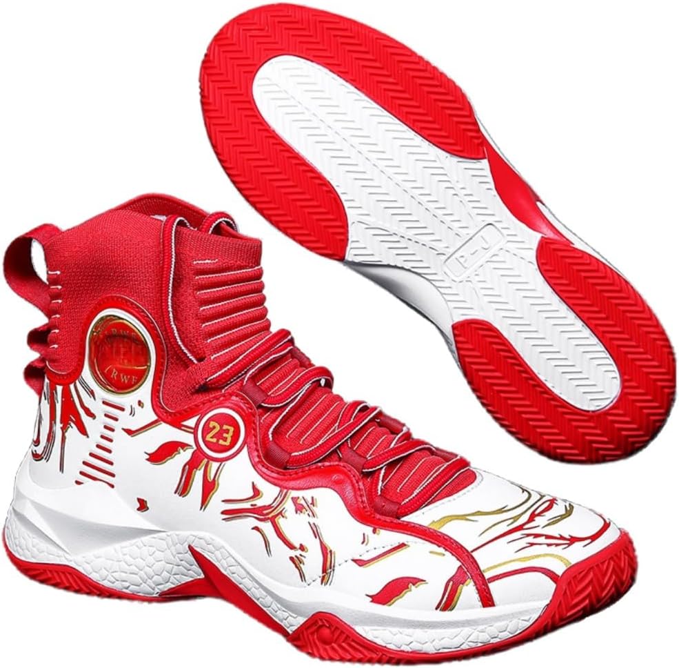 Мужские баскетбольные кроссовки дышащие, противоскользящие, для бега, спортивные с амортизацией, модные кеды Hhhchpm, белый/красный
Мужские баскетбольные кроссовки дышащие, противоскользящие, для бега, спортивные с амортизацией, модные кеды Hhhchpm, белый/красный