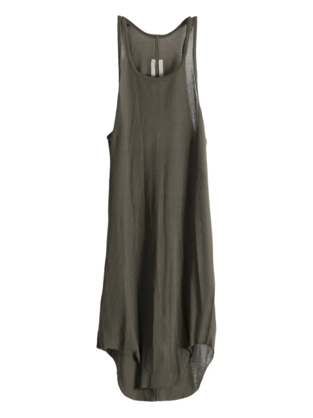 Топ со спинкой-борцовкой в рубчик Rick Owens, зеленый
Топ со спинкой-борцовкой в рубчик Rick Owens, зеленый