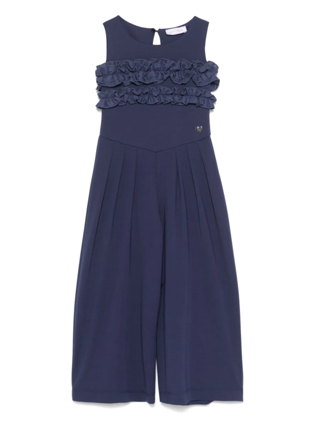 Комбинезон с оборками Monnalisa, синий
Комбинезон с оборками Monnalisa, синий