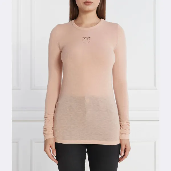 Блузка приталенного кроя с добавлением кашемира Pinko, розовый
Блузка приталенного кроя с добавлением кашемира Pinko, розовый