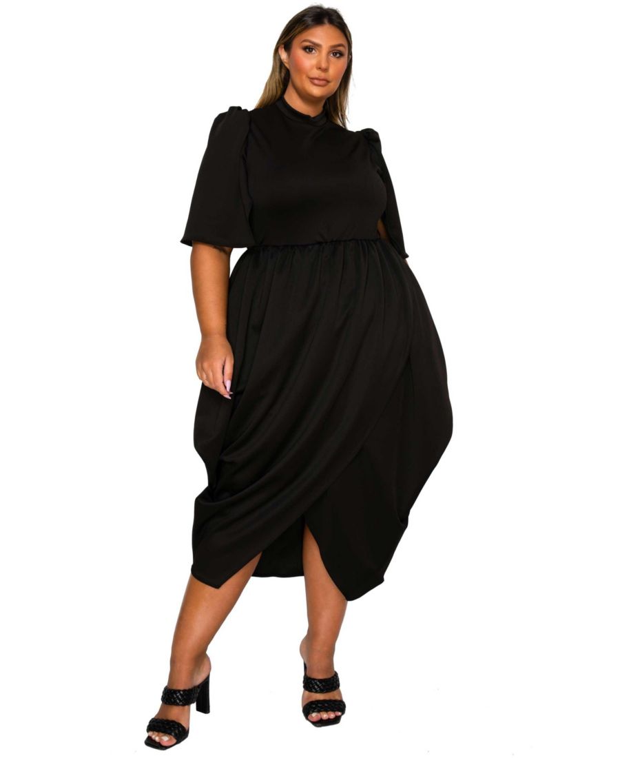 Платье Aesira Tulip Hem Pocket Dress больших размеров L I V D, Black
Платье Aesira Tulip Hem Pocket Dress больших размеров L I V D, Black