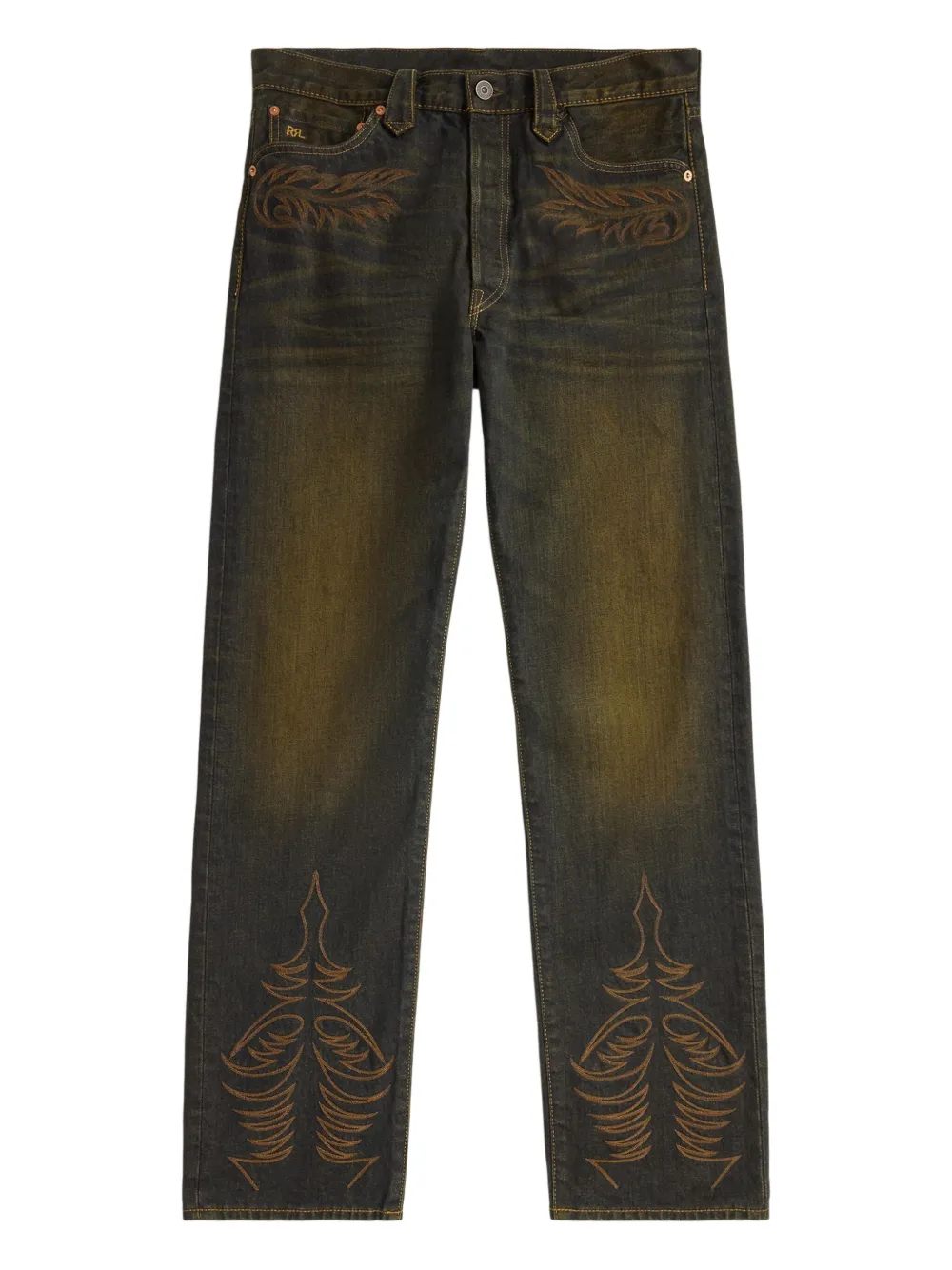 Брюки с вышивкой Ralph Lauren Rrl, синий
Брюки с вышивкой Ralph Lauren Rrl, синий
