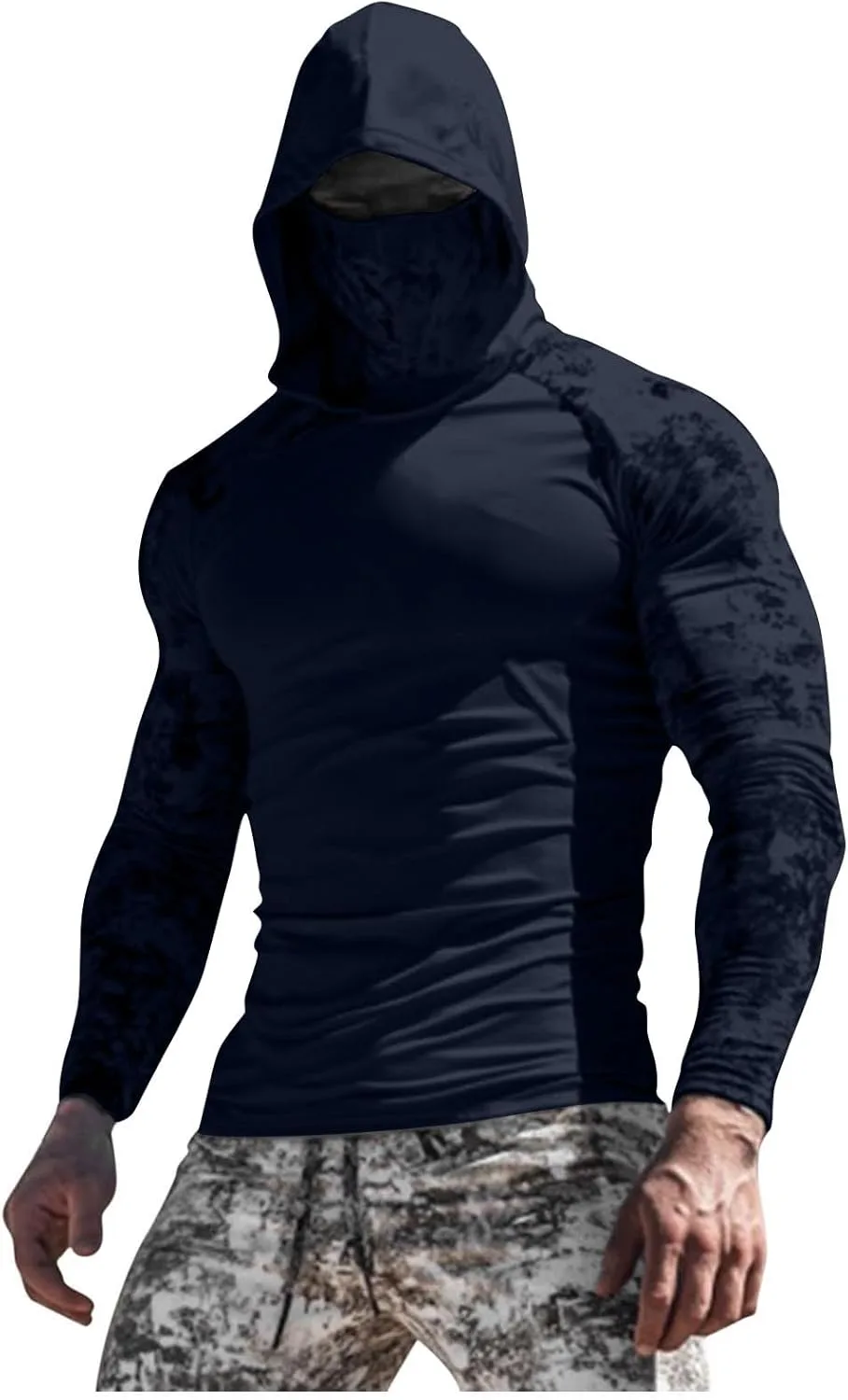 Мужская толстовка с защитой от солнца UPF 50+ и маской для лица, дышащая быстросохнущая рубашка для рыбалки и походов
Мужская толстовка с защитой от солнца UPF 50+ и маской для лица, дышащая быстросохнущая рубашка для рыбалки и походов