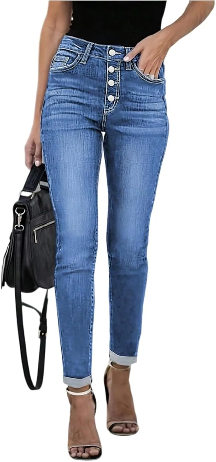 Женские джинсы-джеггинсы с высокой посадкой и застежкой на пуговицах chaktkglok
Женские джинсы-джеггинсы с высокой посадкой и застежкой на пуговицах chaktkglok