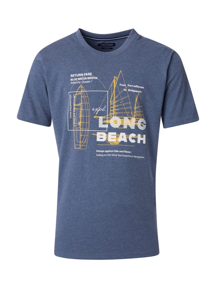 Футболка CASAMODA, синий 
Футболка CASAMODA, синий