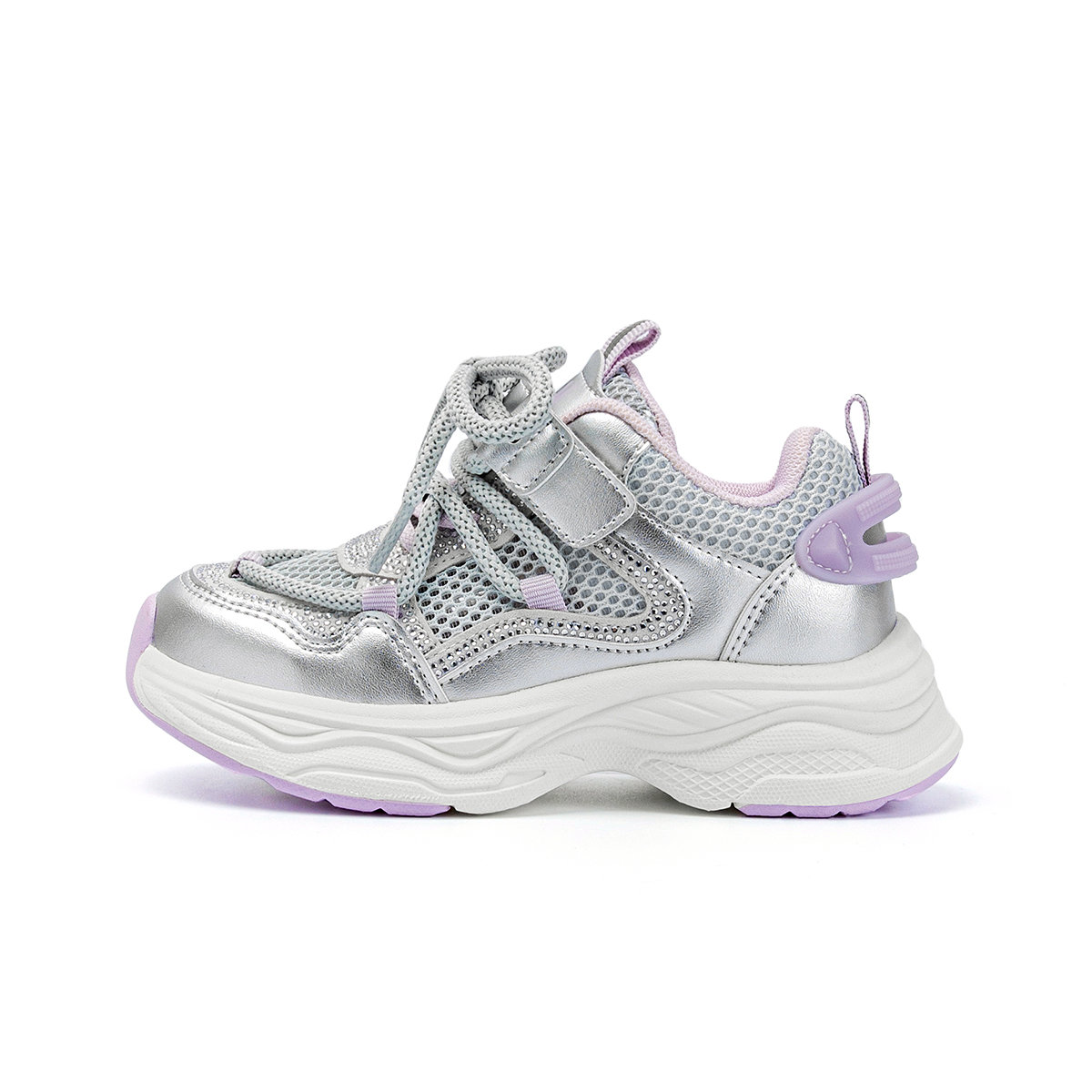 Детские сандалии с низким верхом, нескользящие, износостойкие, дышащие Annil, серебряный 
Детские сандалии с низким верхом, нескользящие, износостойкие, дышащие Annil, серебряный