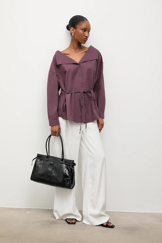 Хлопковая рубашка Answear.Lab, бордовый
Хлопковая рубашка Answear.Lab, бордовый