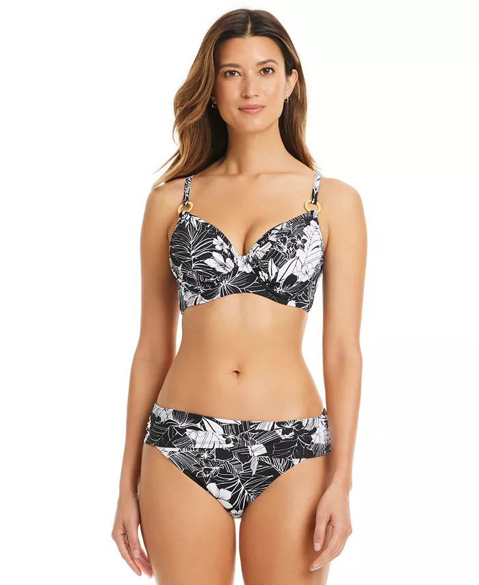 Женский двухслойный бикини-топ и хипстерские плавки-саронг Bleu by Rod Beattie, черный
Женский двухслойный бикини-топ и хипстерские плавки-саронг Bleu by Rod Beattie, черный