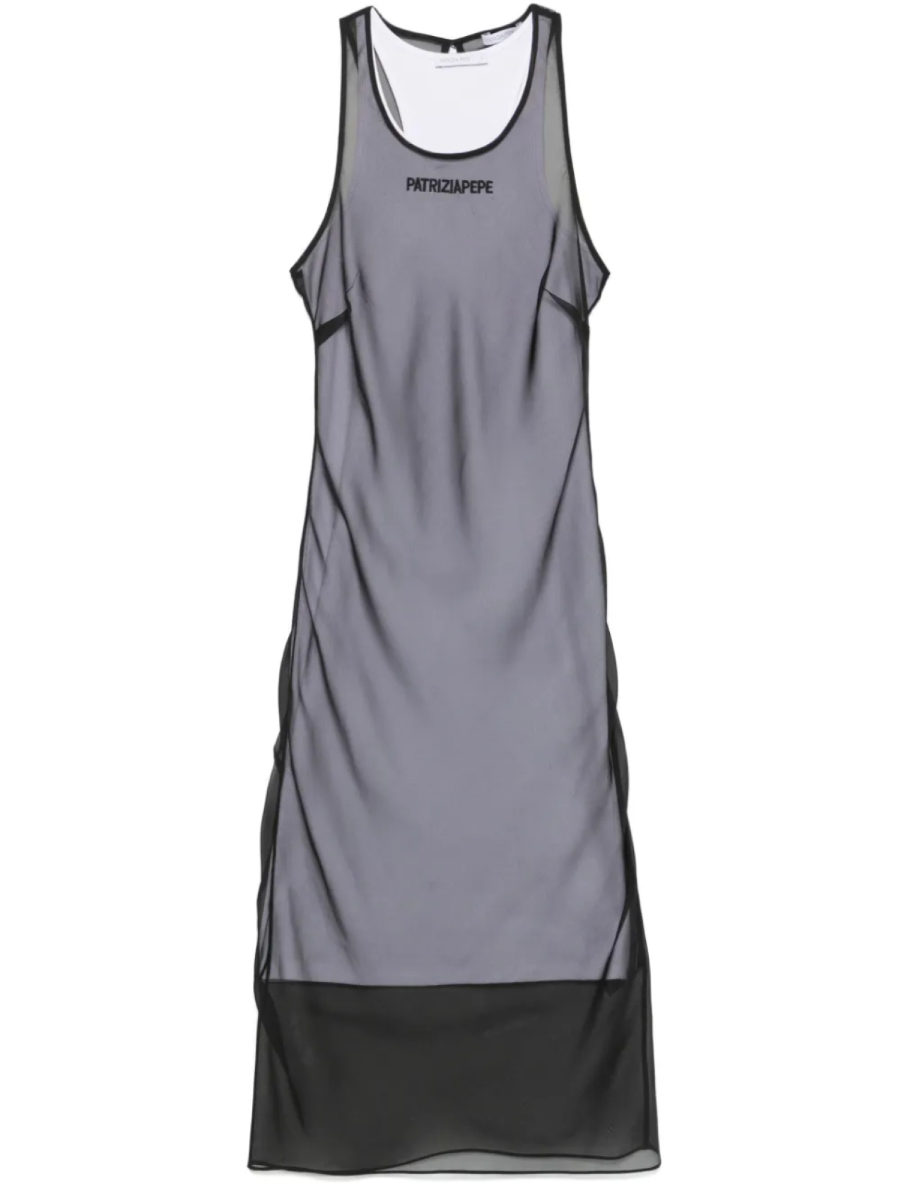 Многослойное платье миди Patrizia Pepe с вышитым логотипом, черный
Многослойное платье миди Patrizia Pepe с вышитым логотипом, черный