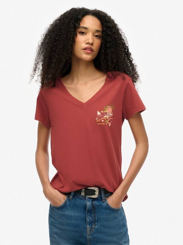 Suika Metallic расслабленная футболка с V-образным вырезом Superdry, New Port Red
Suika Metallic расслабленная футболка с V-образным вырезом Superdry, New Port Red