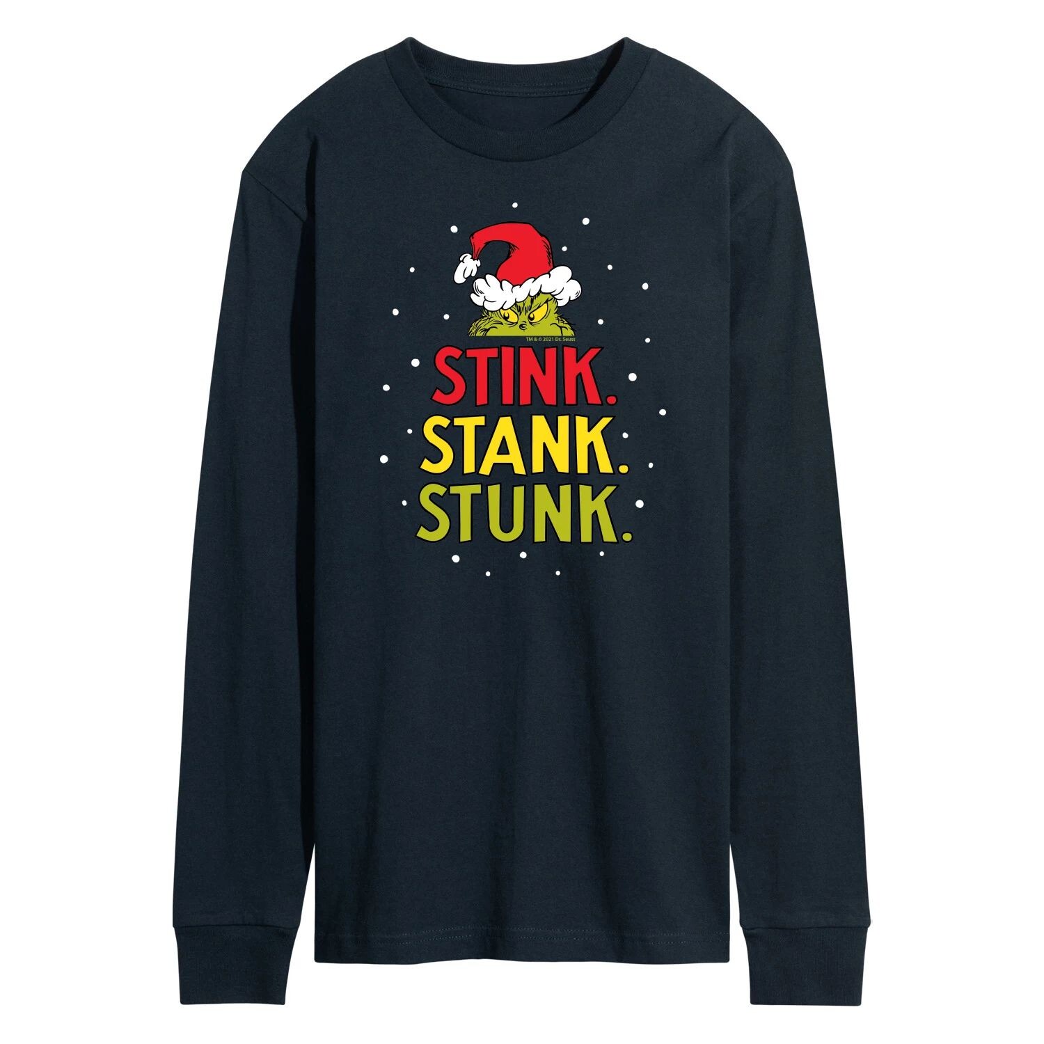Мужская футболка с длинными рукавами Dr. Seuss Grinch Stink Stank Stunk Licensed Character
Мужская футболка с длинными рукавами Dr. Seuss Grinch Stink Stank Stunk Licensed Character