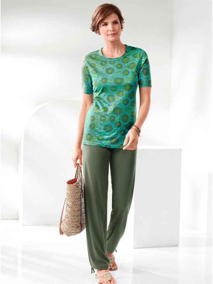 Тканевые брюки Sieh an!, оливковый
Тканевые брюки Sieh an!, оливковый