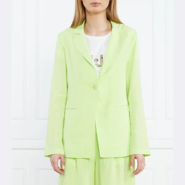 Элегантная куртка классического кроя с добавлением белья Liu Jo, зеленый
Элегантная куртка классического кроя с добавлением белья Liu Jo, зеленый