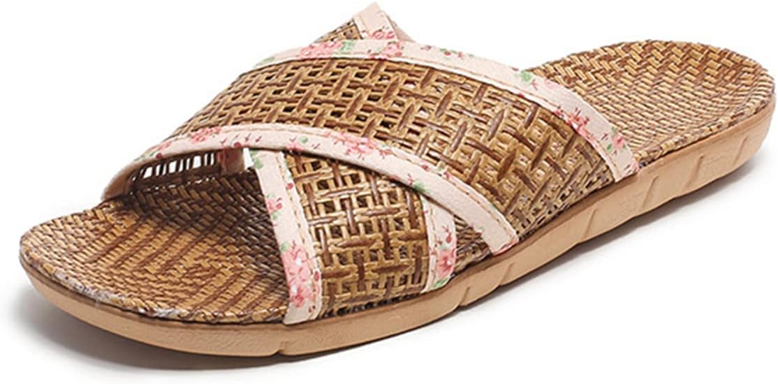 Плетеные тапочки Zuwxeu из винной травы для лета, льняные тапочки для дома, противоскользящие коврики из травы, бамбуковые сандалии для женщин и мужчин, розовый
Плетеные тапочки Zuwxeu из винной травы для лета, льняные тапочки для дома, противоскользящие коврики из травы, бамбуковые сандалии для женщин и мужчин, розовый