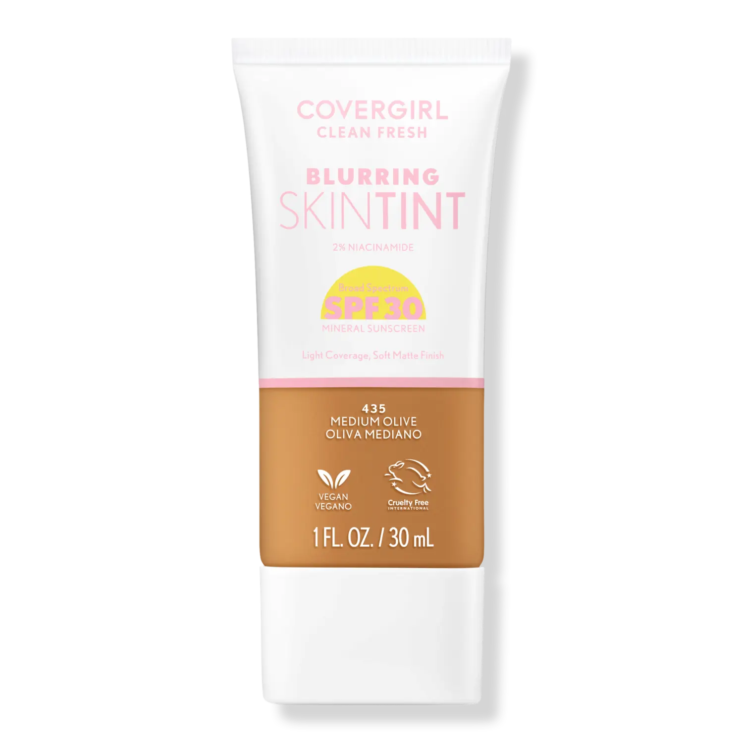 Освежающий тонирующий крем для лица Clean Fresh Blurring Skin Tint SPF 30 CoverGirl, Medium Olive
Освежающий тонирующий крем для лица Clean Fresh Blurring Skin Tint SPF 30 CoverGirl, Medium Olive