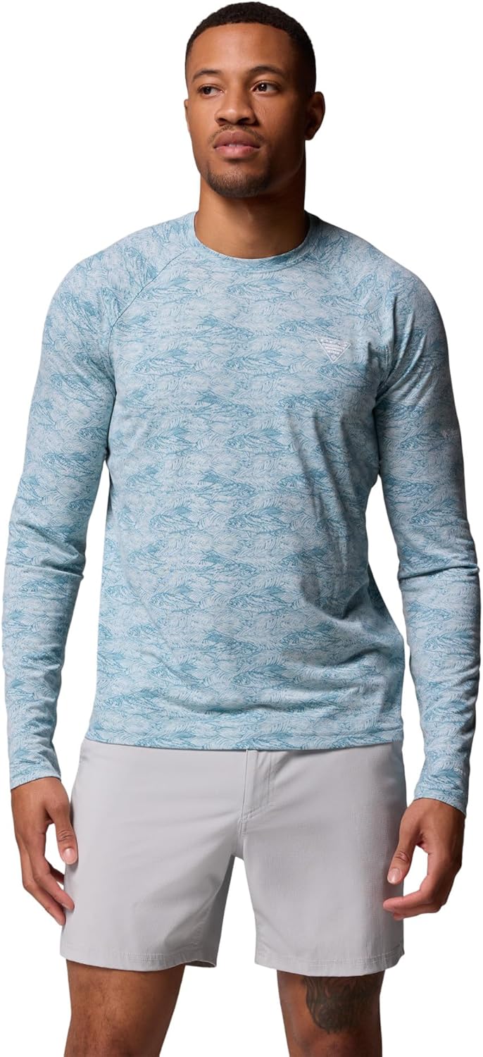 Мужская рубашка Columbia PFG Uncharted с длинным рукавом, Crushed Blue Pez Gallo
Мужская рубашка Columbia PFG Uncharted с длинным рукавом, Crushed Blue Pez Gallo