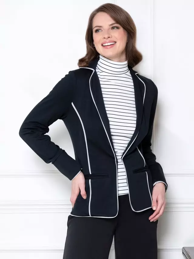 Куртка HotSquash Piping Detail, черный 
Куртка HotSquash Piping Detail, черный