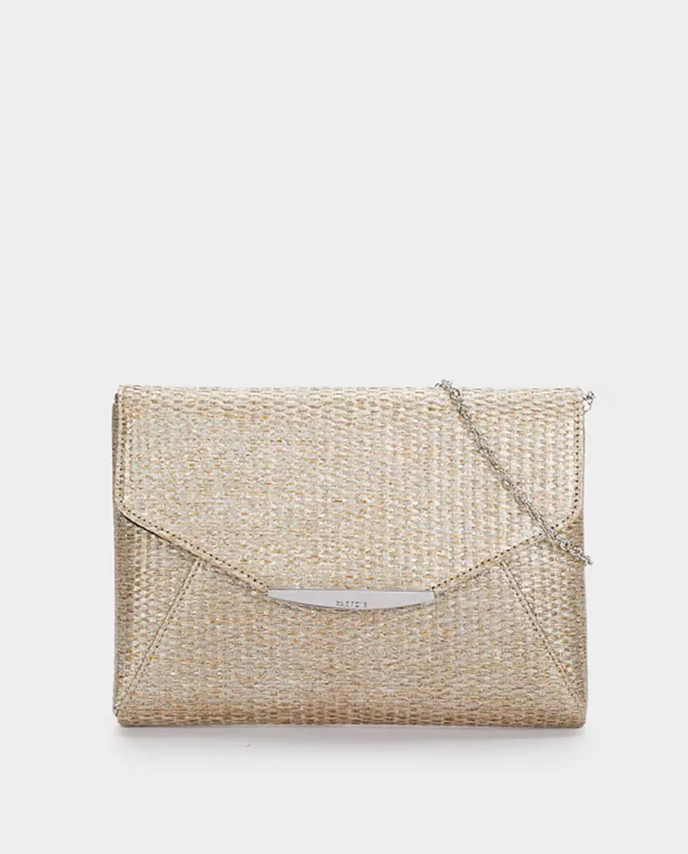 Сумка для вечеринок, трансформируемая в сумку-конверт с гладкой магнитной застежкой Parfois, золотой 
Сумка для вечеринок, трансформируемая в сумку-конверт с гладкой магнитной застежкой Parfois, золотой