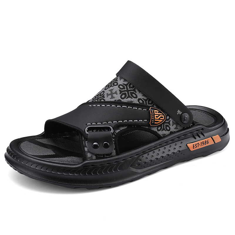 NANJIREN Пляжные сандалии мужские, черные/хаки
NANJIREN Пляжные сандалии мужские, черные/хаки