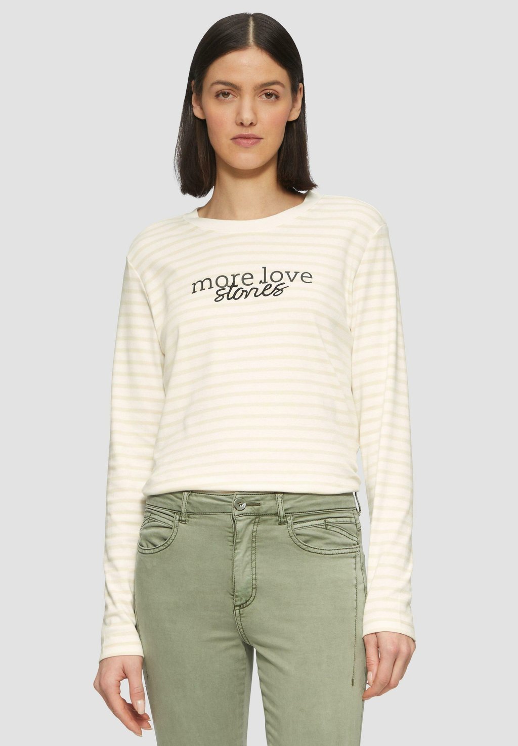 Топ с длинными рукавами GESTREIFTES MIT ARTWORK s.Oliver, бежевый
Топ с длинными рукавами GESTREIFTES MIT ARTWORK s.Oliver, бежевый