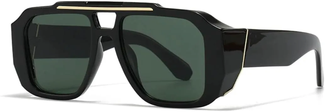 Винтажные солнцезащитные очки с двойной перемычкой, квадратной формы, женские, модные градиентные, защита от УФ-излучения UV400, мужские TVTBBVV, Black Dark Green
Винтажные солнцезащитные очки с двойной перемычкой, квадратной формы, женские, модные градиентные, защита от УФ-излучения UV400, мужские TVTBBVV, Black Dark Green