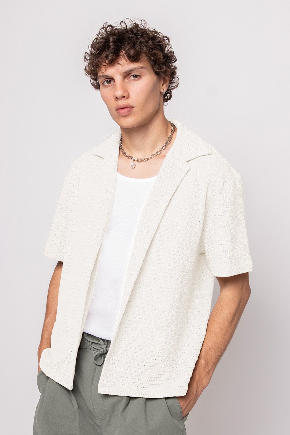 Рубашка Kaotiko, кремовый
Рубашка Kaotiko, кремовый