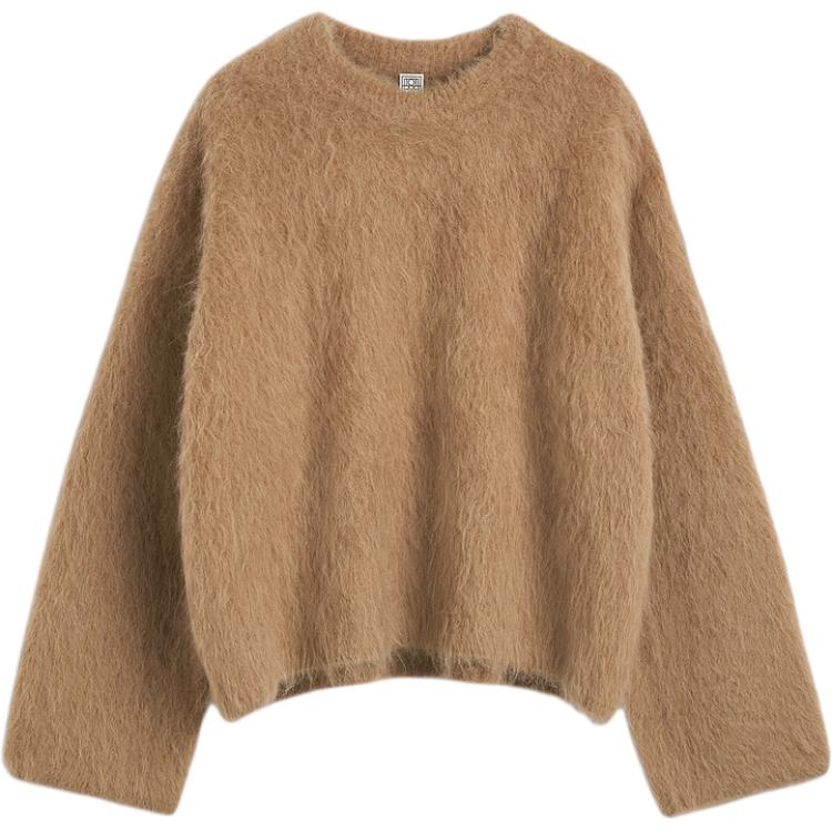 Свитер с ворсистой отделкой TOTEME, верблюжий смешанный цвет
Свитер с ворсистой отделкой TOTEME, верблюжий смешанный цвет