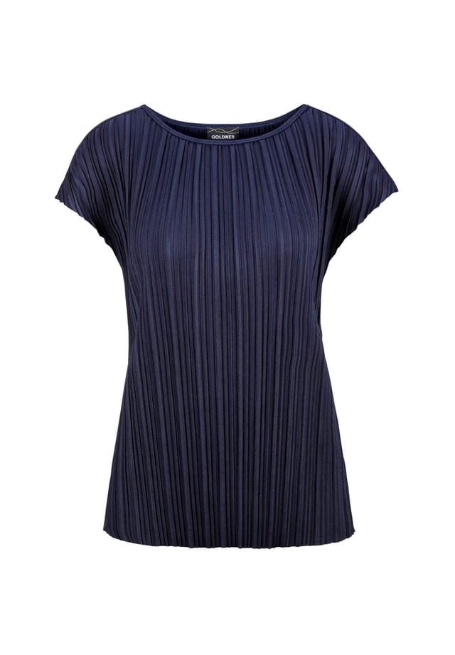 Короткий размер: плиссированная рубашка Goldner, синий
Короткий размер: плиссированная рубашка Goldner, синий