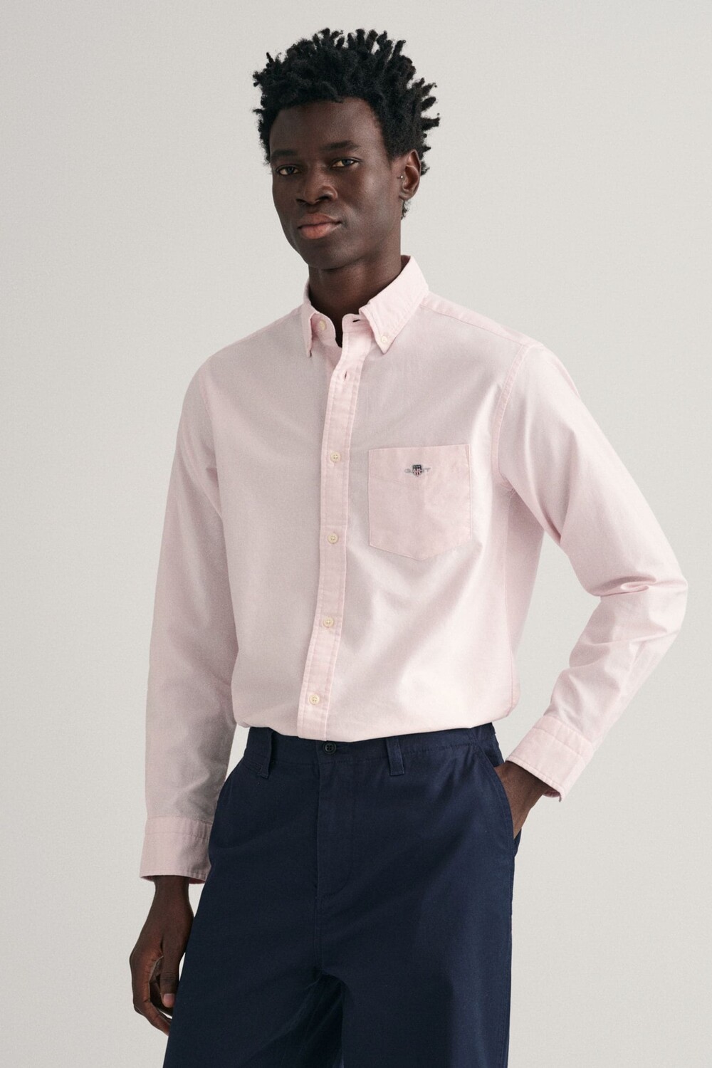 Приталенная рубашка из поплина прямого кроя Gant, розовый
Приталенная рубашка из поплина прямого кроя Gant, розовый
