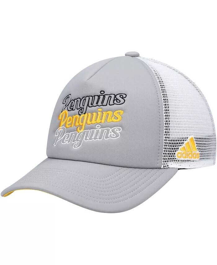 Женская серо-белая кепка Pittsburgh Penguins Foam Trucker Snapback Adidas, серый
Женская серо-белая кепка Pittsburgh Penguins Foam Trucker Snapback Adidas, серый