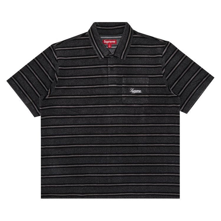 Поло Supreme Stripe Terry Short-Sleeve Polo, черный
Поло Supreme Stripe Terry Short-Sleeve Polo, черный