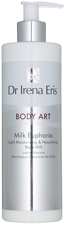 Body Art Milk Euphorbia, легкий питательный и увлажняющий лосьон для тела Dr Irena Eris, 400 мл
Body Art Milk Euphorbia, легкий питательный и увлажняющий лосьон для тела Dr Irena Eris, 400 мл